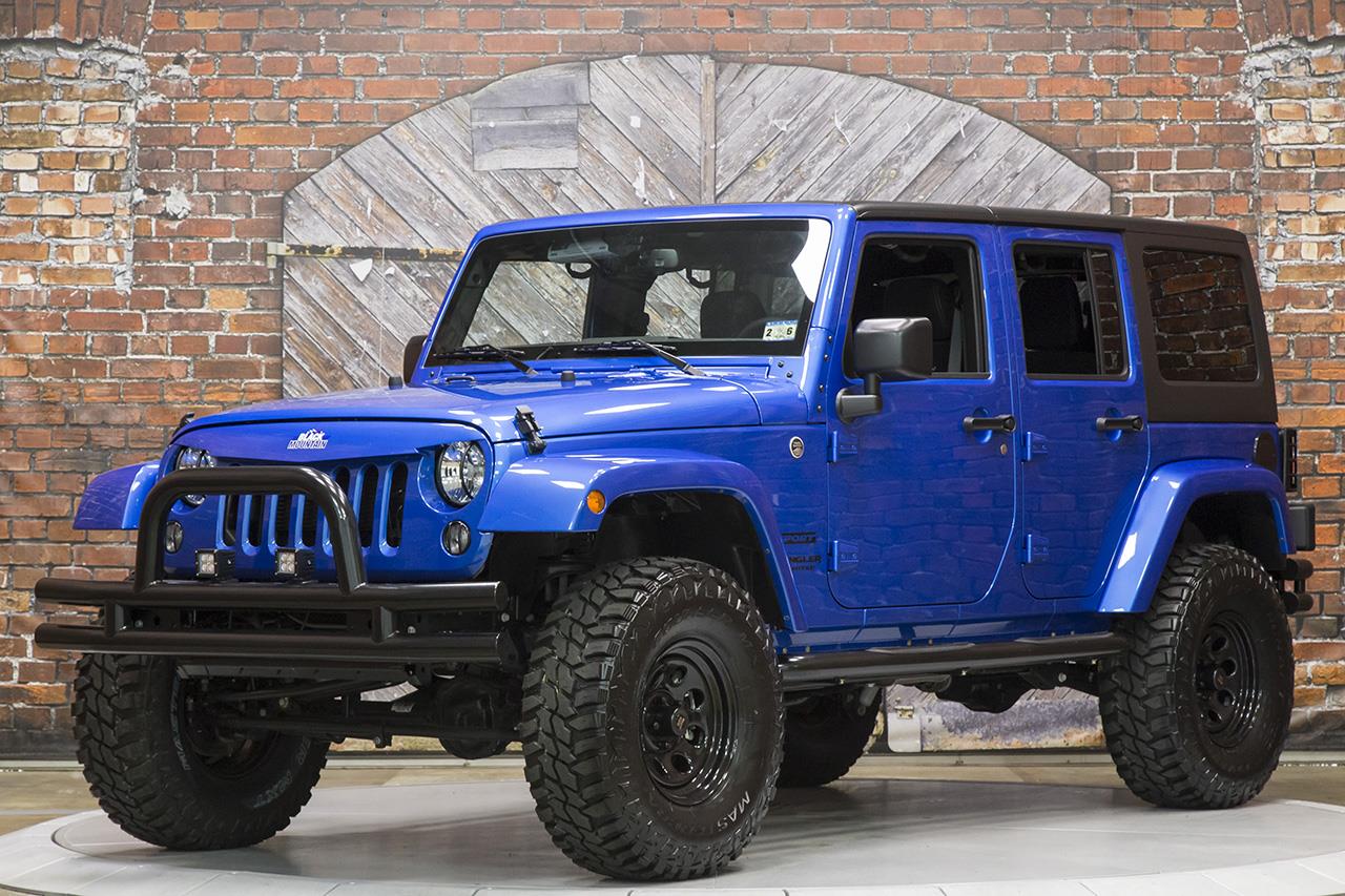 Jeep Wrangler Dark Blue